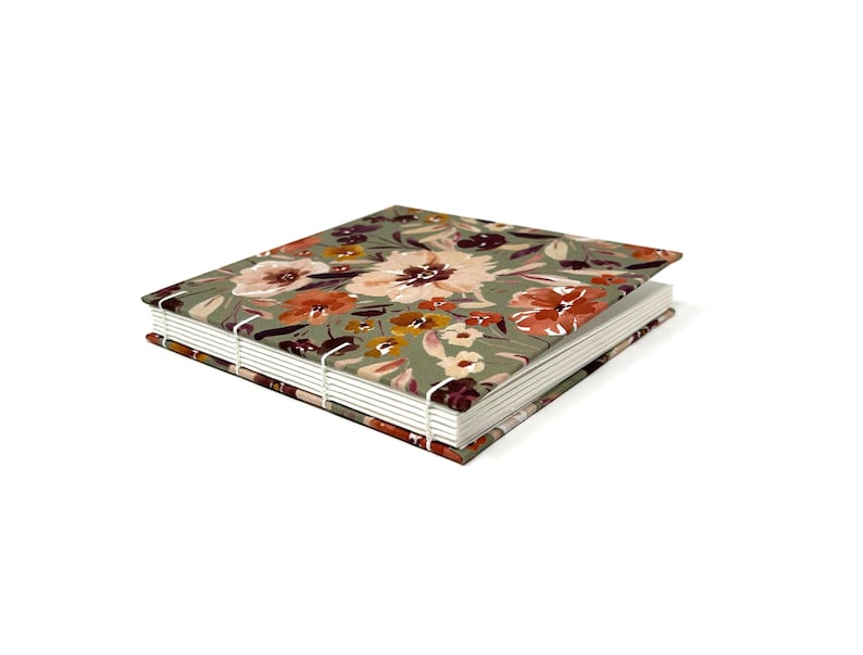 Square Watercolor Sketchbook, 6x6 Inch, Cold Press Paper, Coptic Bound ...