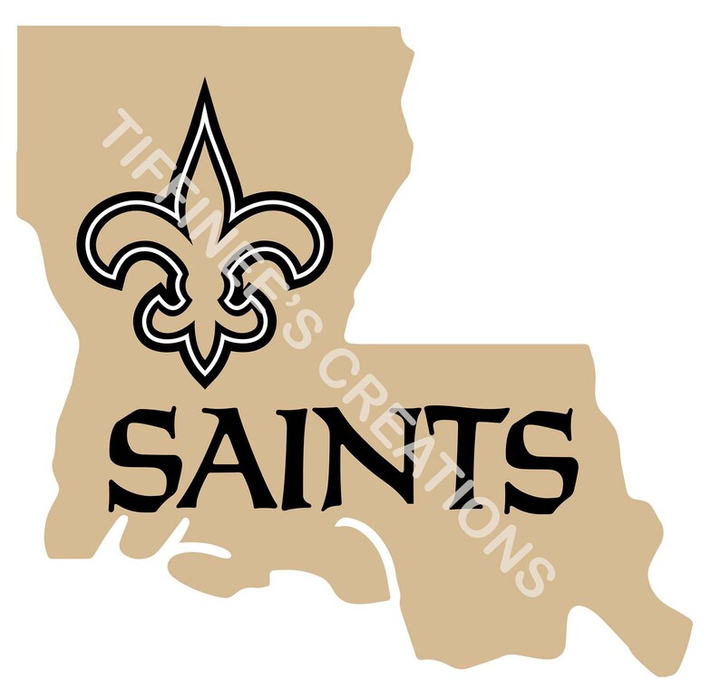 New Orleans Saints Svg File Etsy