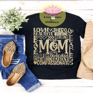 Mom words shirt