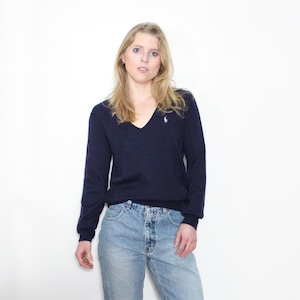Vintage 90s Polo Ralph Lauren Blue Label Linen Pullover Vintage 90s Polo Ralph Lauren Blue Label Linen Pullover