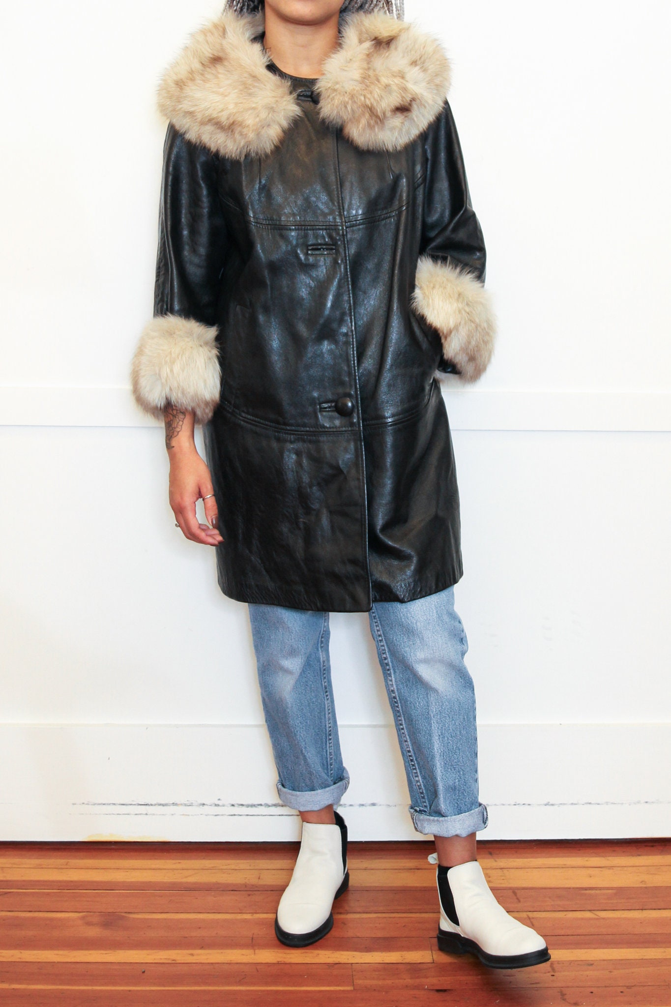 ジャケット・アウター dear sisterhood 70's Actress Fur Coat ジャケット・アウター dear sisterhood 70's Actress Fur Coat