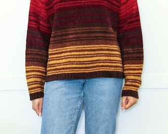 VICTIM × WRAPINKNOT VINTAGE KNIT Vintage RAD Rocker Sweater.size Small Medium.folk