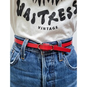 Cintura Elegante In Pelle Per Donna - Regolabile Senza Fori Con Fibbia Dorata | Per Jeans, Abiti E Gonne - Foto 13