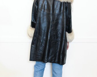 ジャケット・アウター 60s-70s euro vintage fur hoodie jacket VINTAGE 60s FUR HOODIE COATリバーシブル USA古着