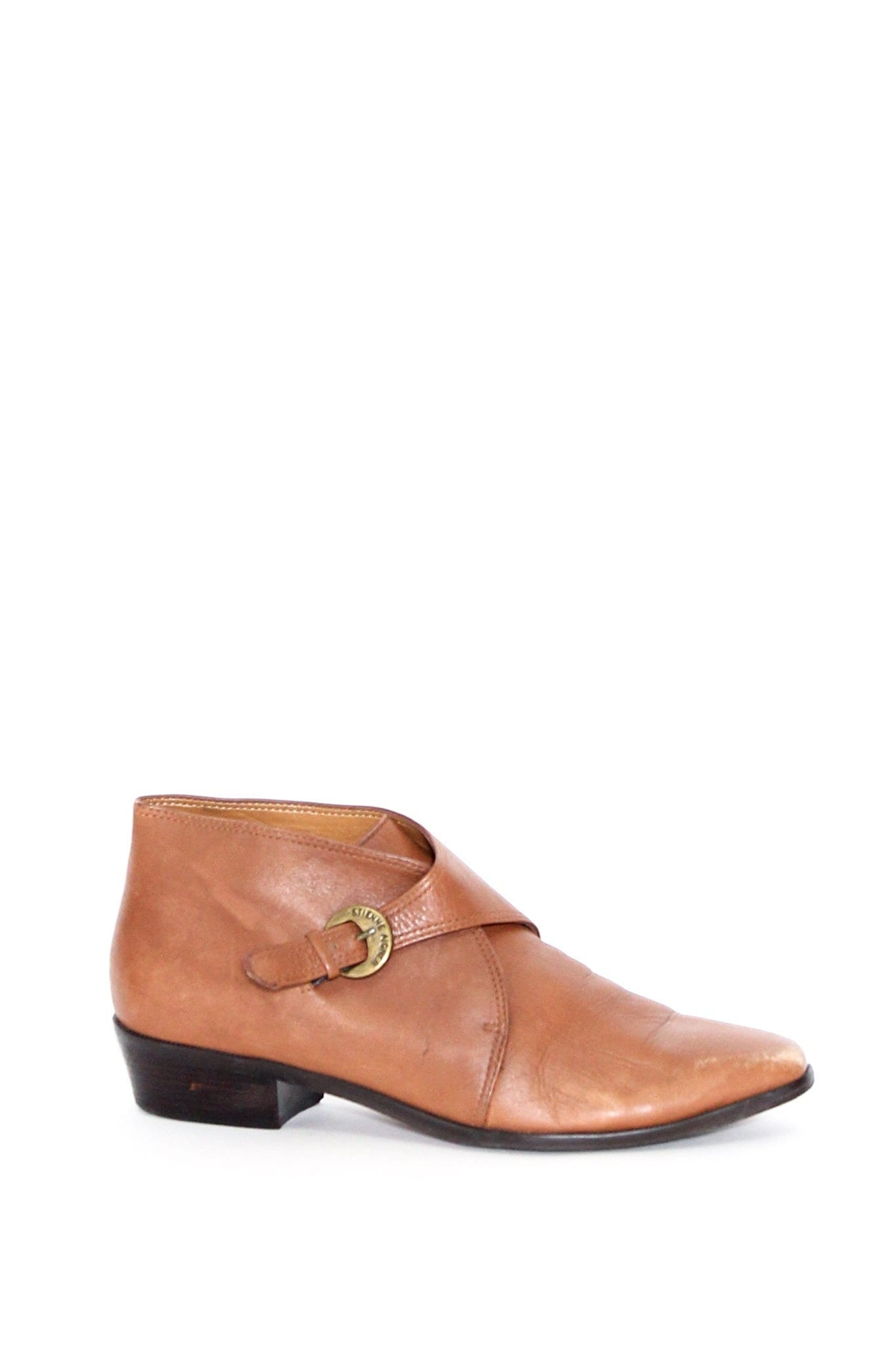 Etienne aigner seville leather booties hotsell