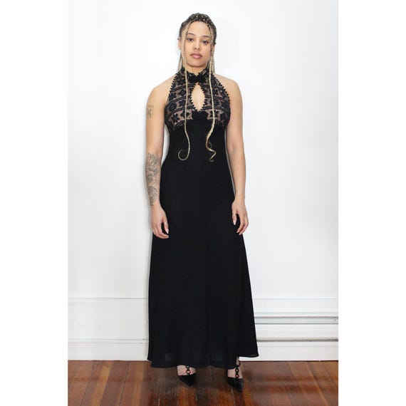 knee length dresses for ladies Lilo Keyhole Backless Maxi Dress main image 1