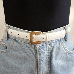 80s Belt White - Etsy display picture 1