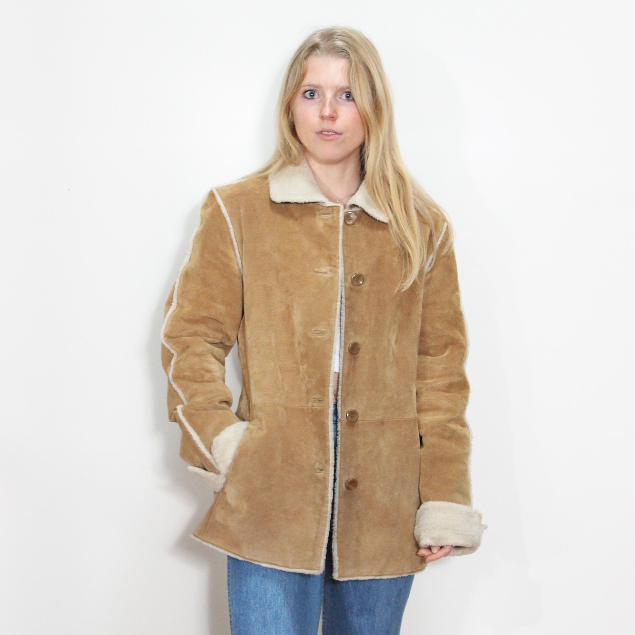 Y2k Shearling Coat - Etsy