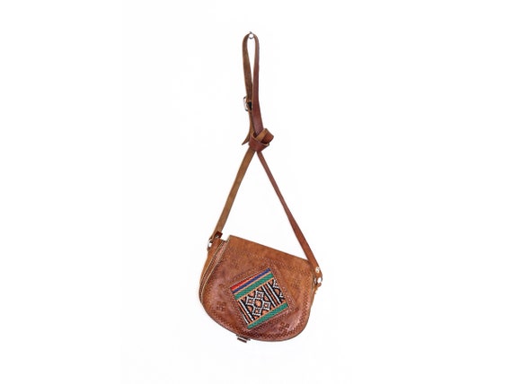 Tribal Flight Bag Vintage Brown