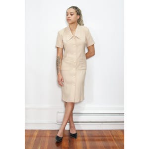 straight dresses knee length Anecdote U-Neckline Knee Length Dress Sage