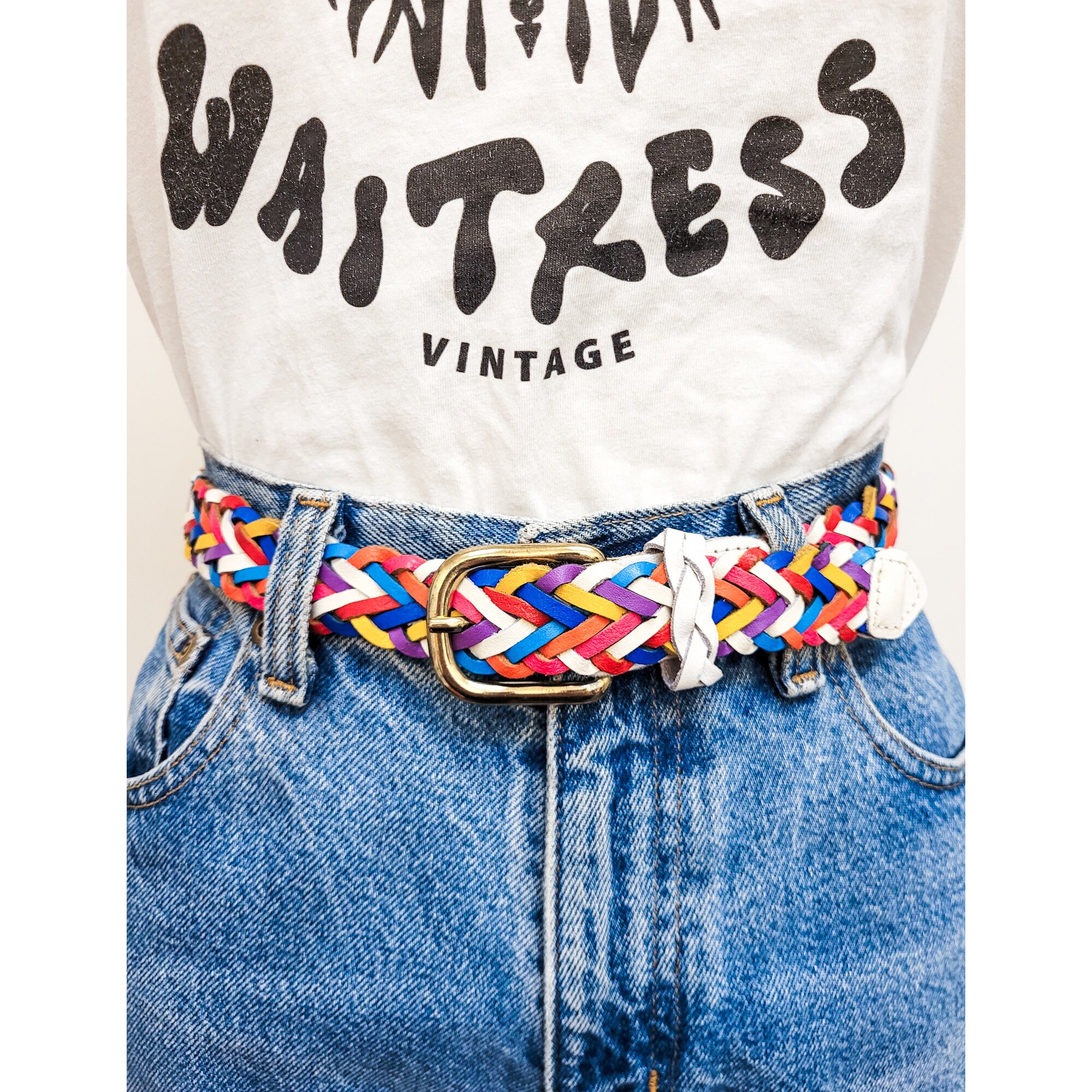 小物 Vintage 80s Red Braid Design Belt Vintage 80s Red Braided Sail Boat Belt – Spark Pretty