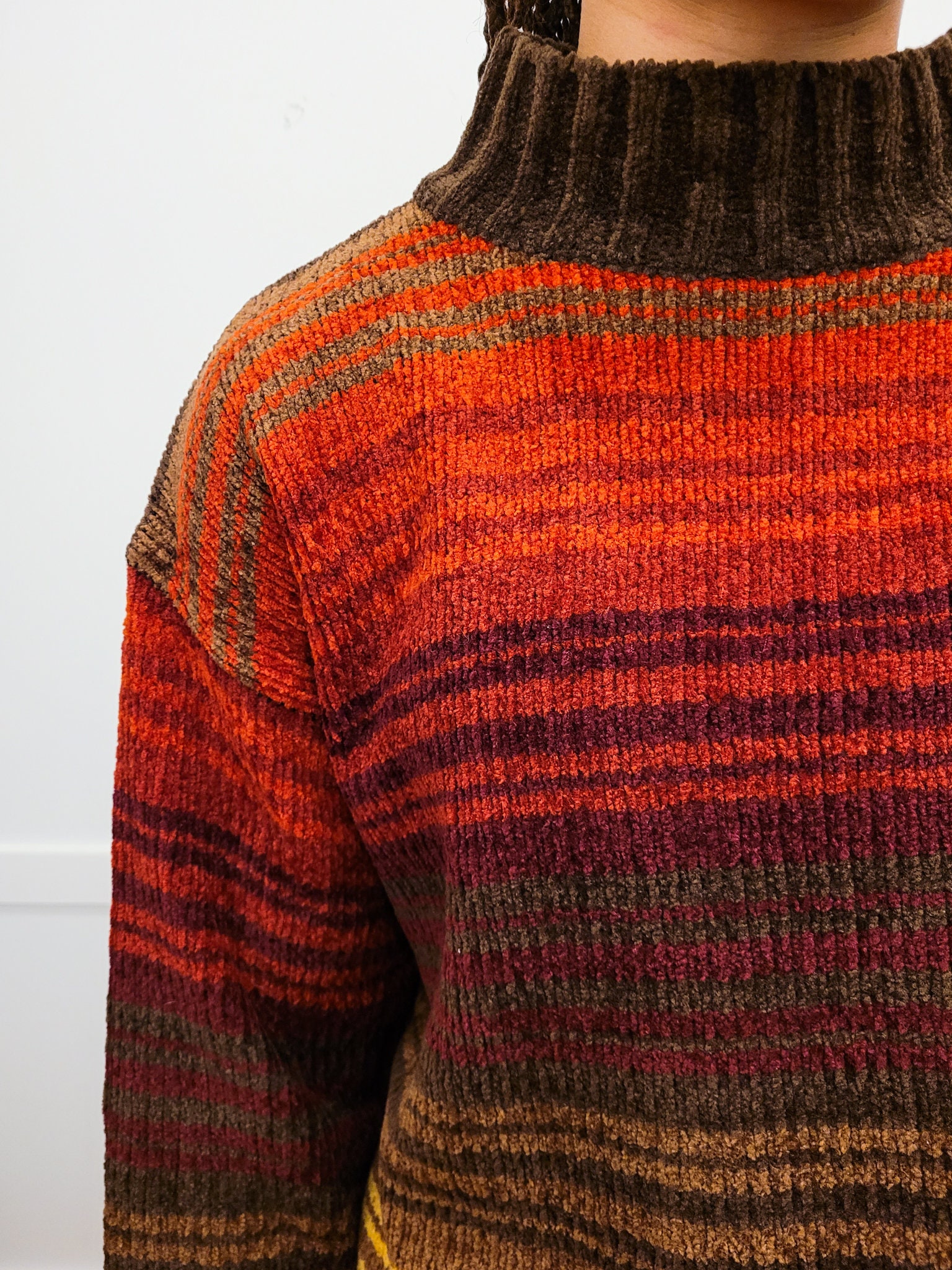 Women's Vintage Knitted Sweater Tops for Women Geometric
