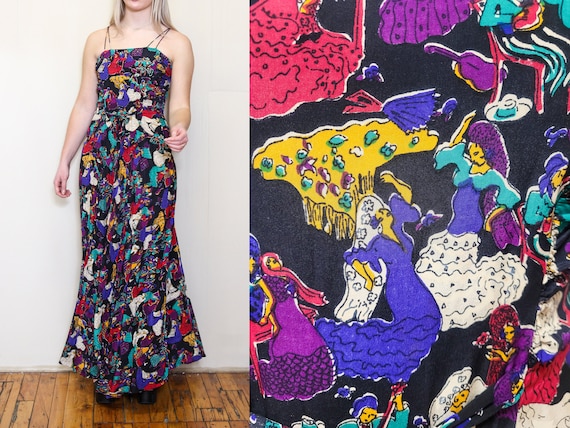 floor length evening dresses with sleeves Adrianna Papell Beaded Floral Godet Gown main image 1