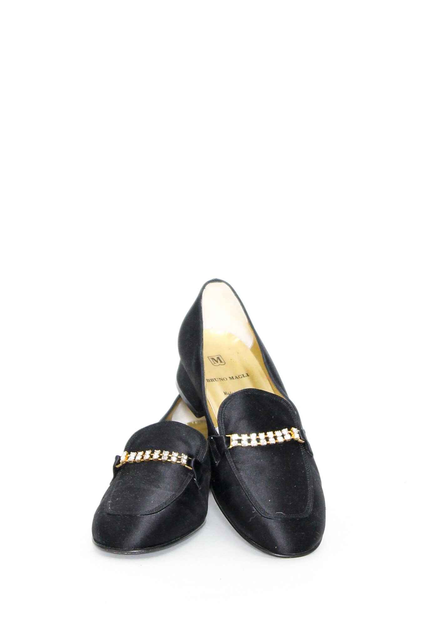 BRUNO MAGLI Satin Black Pierre Slip-on Shoes Amazon.com | Magli by Bruno Magli Men main image 2
