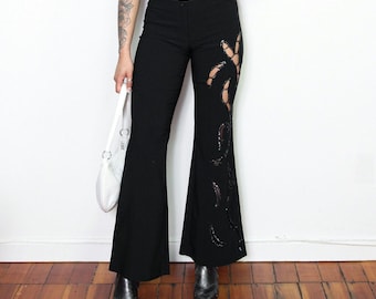 パンツ 00s archive backlash long flare pants パンツ 00s archive backlash long flare pants