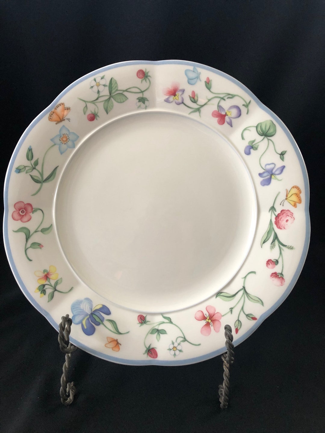 Villeroy & Boch Bone China Dinner Plate Mariposa Etsy