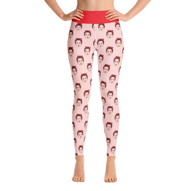 Rosie the Riveter on Pink Women/'s Yoga Leggings