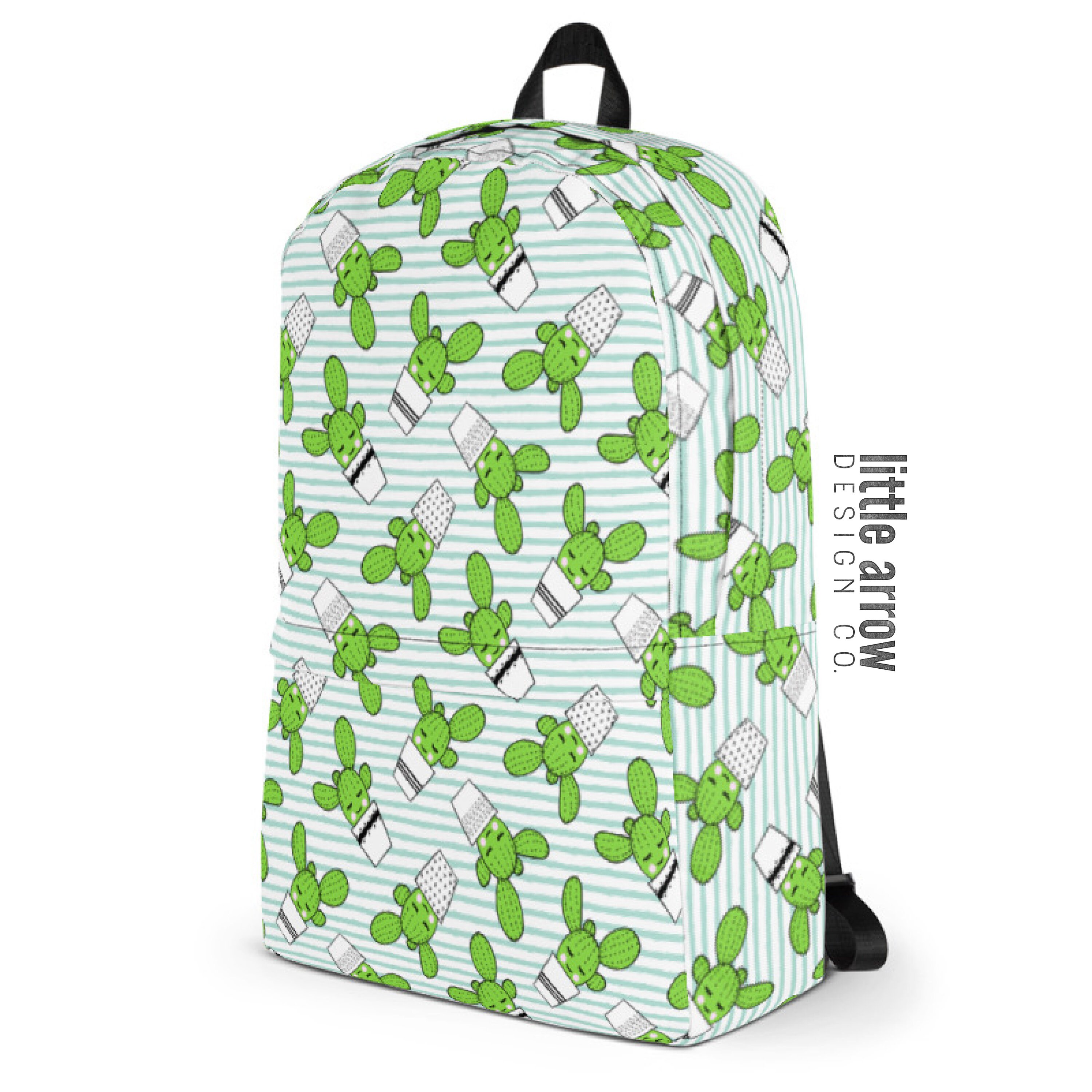 cute cactus backpack