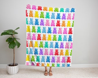 Gummy Bears Minky Blanket