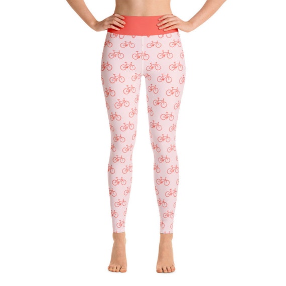 pink bike yoga