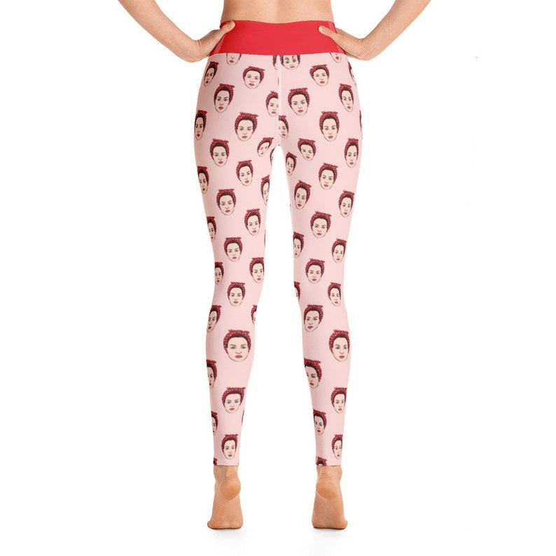 Rosie the Riveter on Pink Women/'s Yoga Leggings