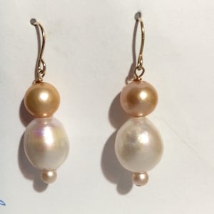Huge Gorgeous Baroque Pearl Earrings on Sale + FREE Shipping