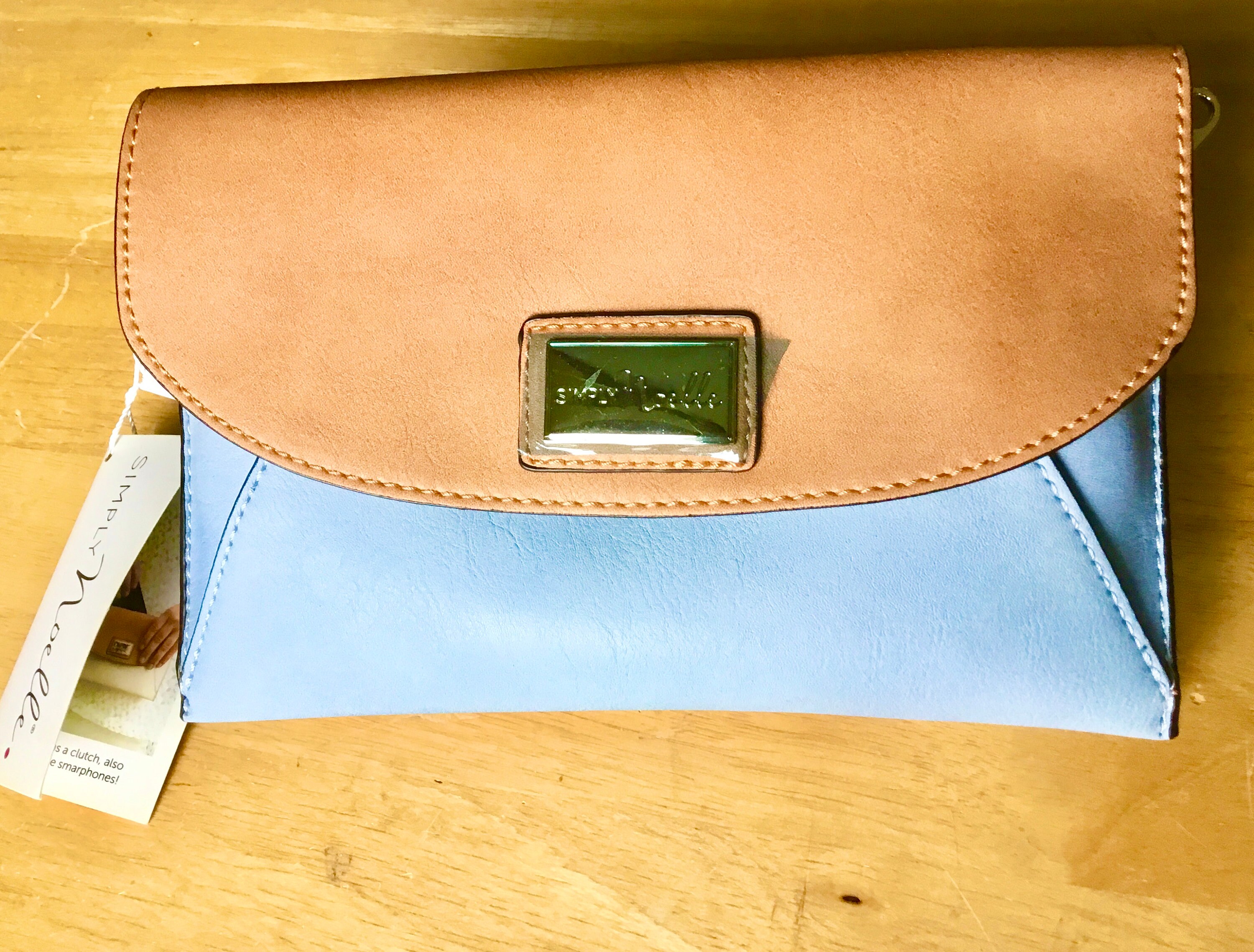 Leather NEW Purse With Tags 8.5” X 5.5” - Etsy display picture 3