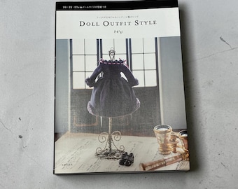 Hoe je een poppenoutfitstijl naait, Japans knutselboek, patroon voor poppenkleding