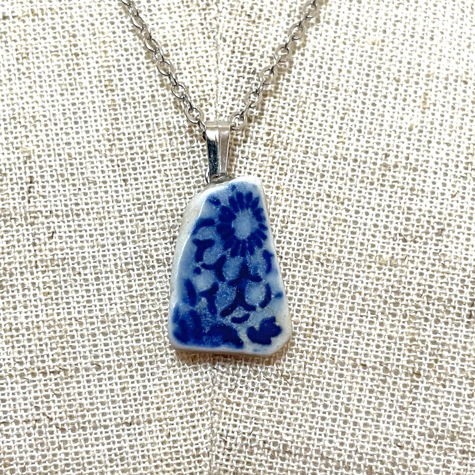 Beach Ceramic Pendant Blue Pendant Sea Ceramic Natural Etsy UK
