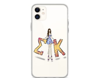 Sorority Phone Case - Fashion Print iPhone Case - Greek Life - Fashion Illustration Samsung Case - Greek Letters