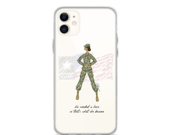 Service Women Phone Case - Army iPhone Case - Samsung Phone Case - Air Force - Coast Guard - Marines - Navy - Firefighter - Police