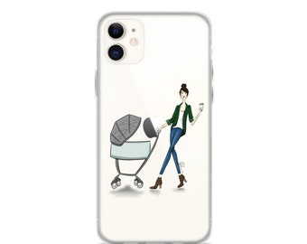 Mom Phone Case - Fashion iPhone Case - Samsung Phone Case - Mom Print - New Mom - Fashion Illustration - Mother's Day Gift