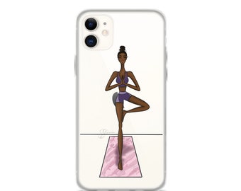 Yoga Phone Case - Yogi iPhone Case - Samsung Phone Case - Tree Pose - Triangle Pose - Namaste - Lotus Pose - Warrior 2