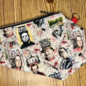 Horror Houses Coffin Zipper Pouch