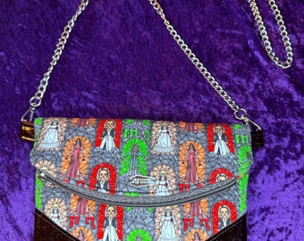 Horror Girls Fold Over Crossbody SMALL