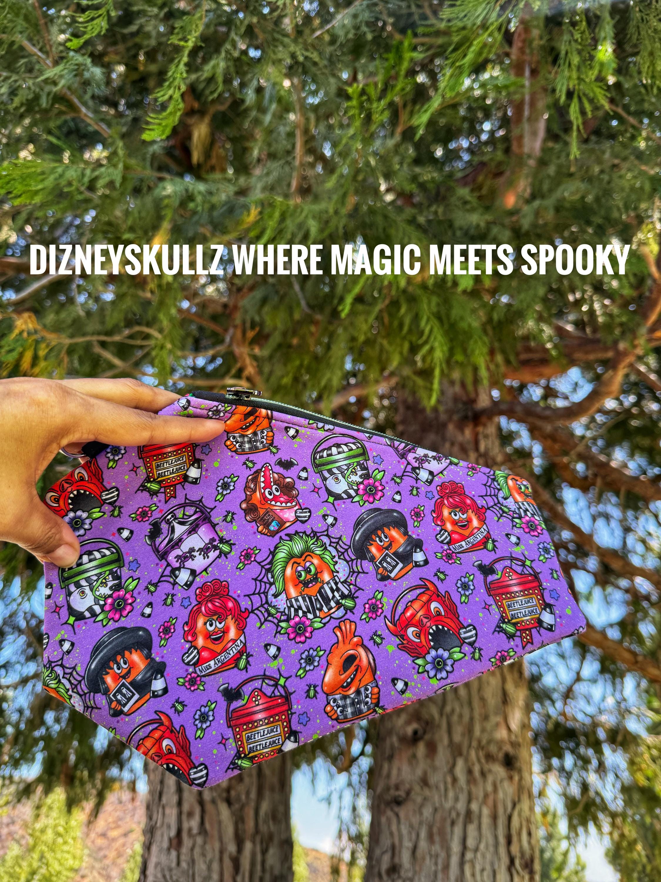 Beetlejuice Zipper Bag - Etsy