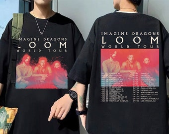 Imagine Dragons Loom World Tour 2024 Shirt, Imagine Dragons 2024 Concert Shirt, Loom New Album Shirt, Imagine Dragons Band Gift For Fan