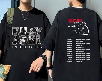 Billy Joel In Concert Music Tour 2024 Shirt, Billy Joel 2024 Concer Shirt, Billy Joel Fan Gift, Piano Man, Billy Joel Merch