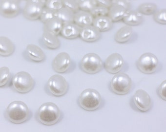 NBEADS 100 Pcs Boutons En Fausse Perle, 10 Styles Boutons à