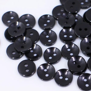 Conjunto De 100 Botones De Presión Metálicos Negros Para Artesanía