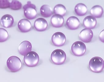 Bouton à tige violet clair, taille mini extra petite, en forme de champignon, pour coudre une robe cardigan chemisier, 7,5 mm, 10 mm, 0,3 pouce, 0,4 pouce, trou arrière
