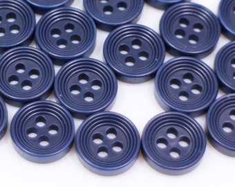 7 VTG NOS Faux-Natural Blue Shank Buttons BB155 Blue Basket Buttons 20mm .78 inch Satin Glow Lapiz Blue Faux-Basket Fiber Arts Buttons