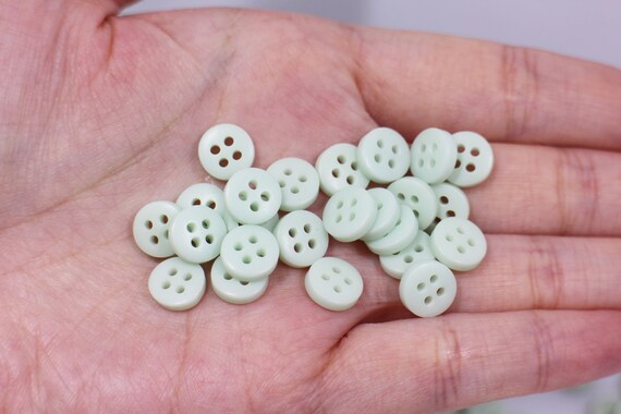 Lot de 10 boutons ronds vert colorés en céramique pour tiroir, plac Lot de 10 boutons ronds vert colorés en céramique pour tiroir, plac