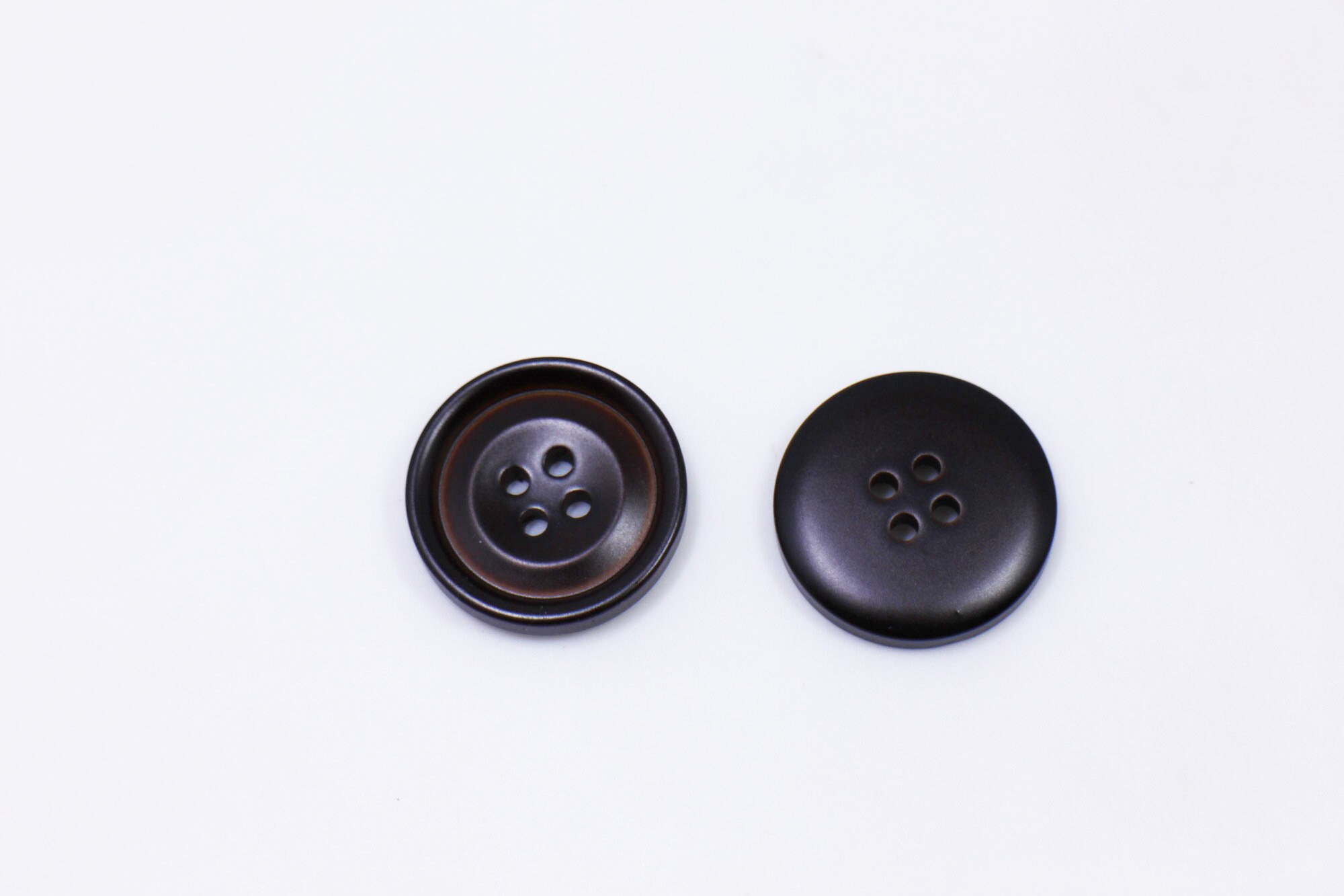 Lot De Boutons Marron Ronds 15/20/25 Mm – Neufs, Pour Manteau, Blazer, DIY
