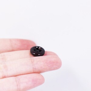 Dark Red Buttons, Small Size, Metallic Finish, Raised Edge, Made of ...