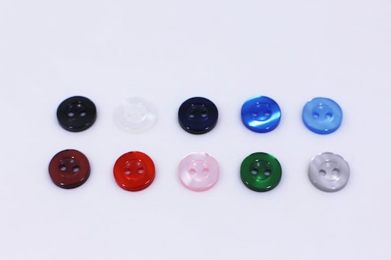 Brown Button 18L Sewing Button for Coats 4 Hole Buttons for Craft 11mm Buttons for Sewing 0.45inch Buttons for Shirt Plastic Buttons for Pants