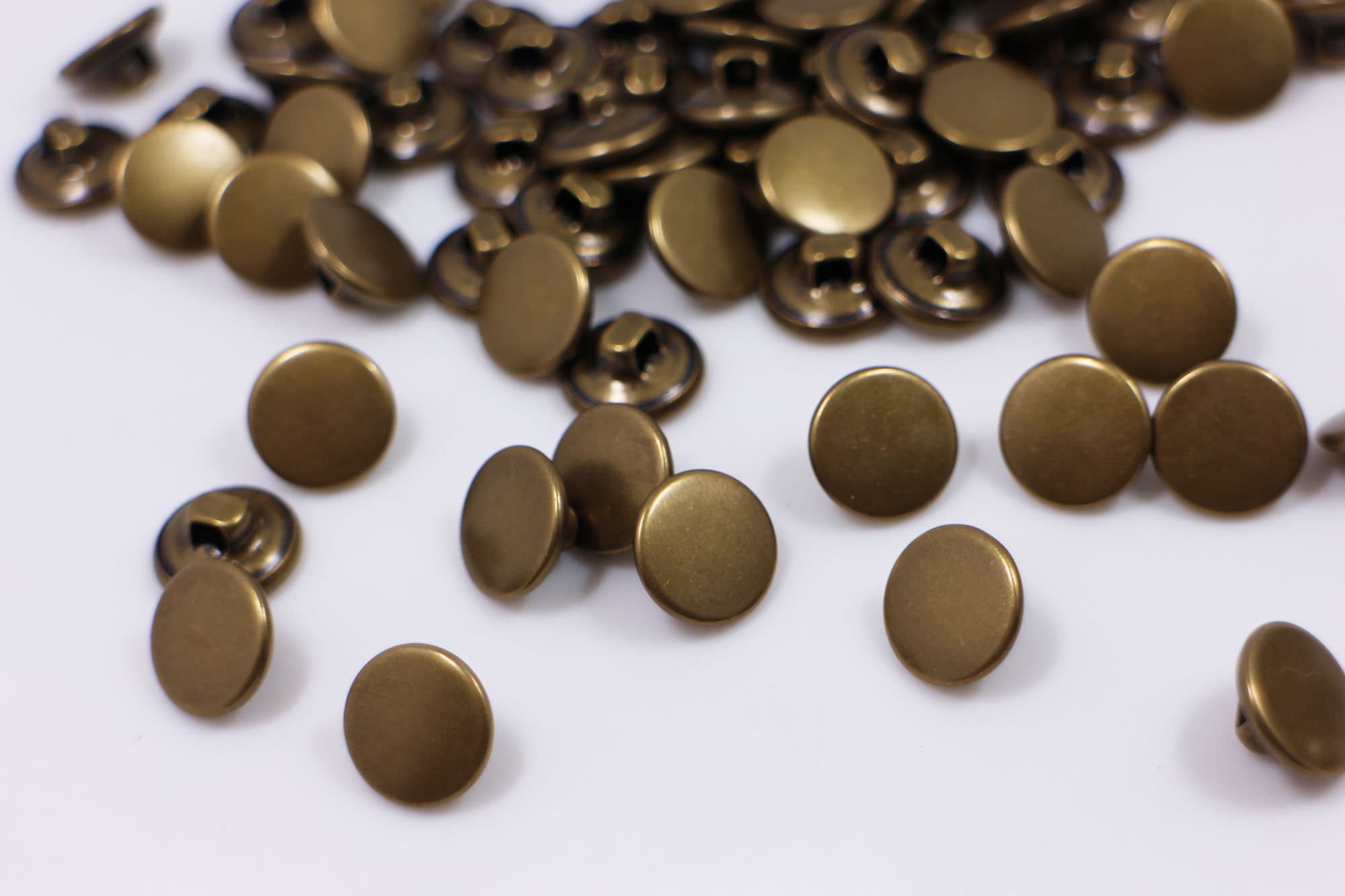 10 Pieces Gold Buttons for Blazer, 20mm Gold Buttons for Jacket Blazer Buttons for Men and Women Metal Buttons for Sewing, Sport Coats, Suits