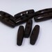 Dark Brown Wooden Toggle Button, Trench Coat Toggles, Two Holes Toggles ...