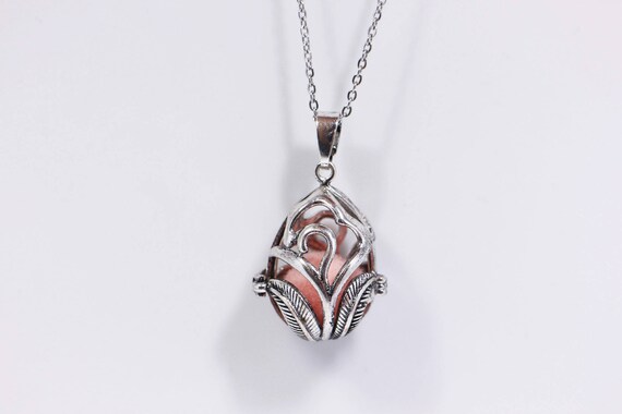 Sterling silver oil shop diffuser necklace