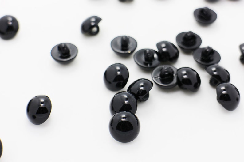 Black Eyes Shank Buttons Toy Doll Eyes Bead Decorative Etsy